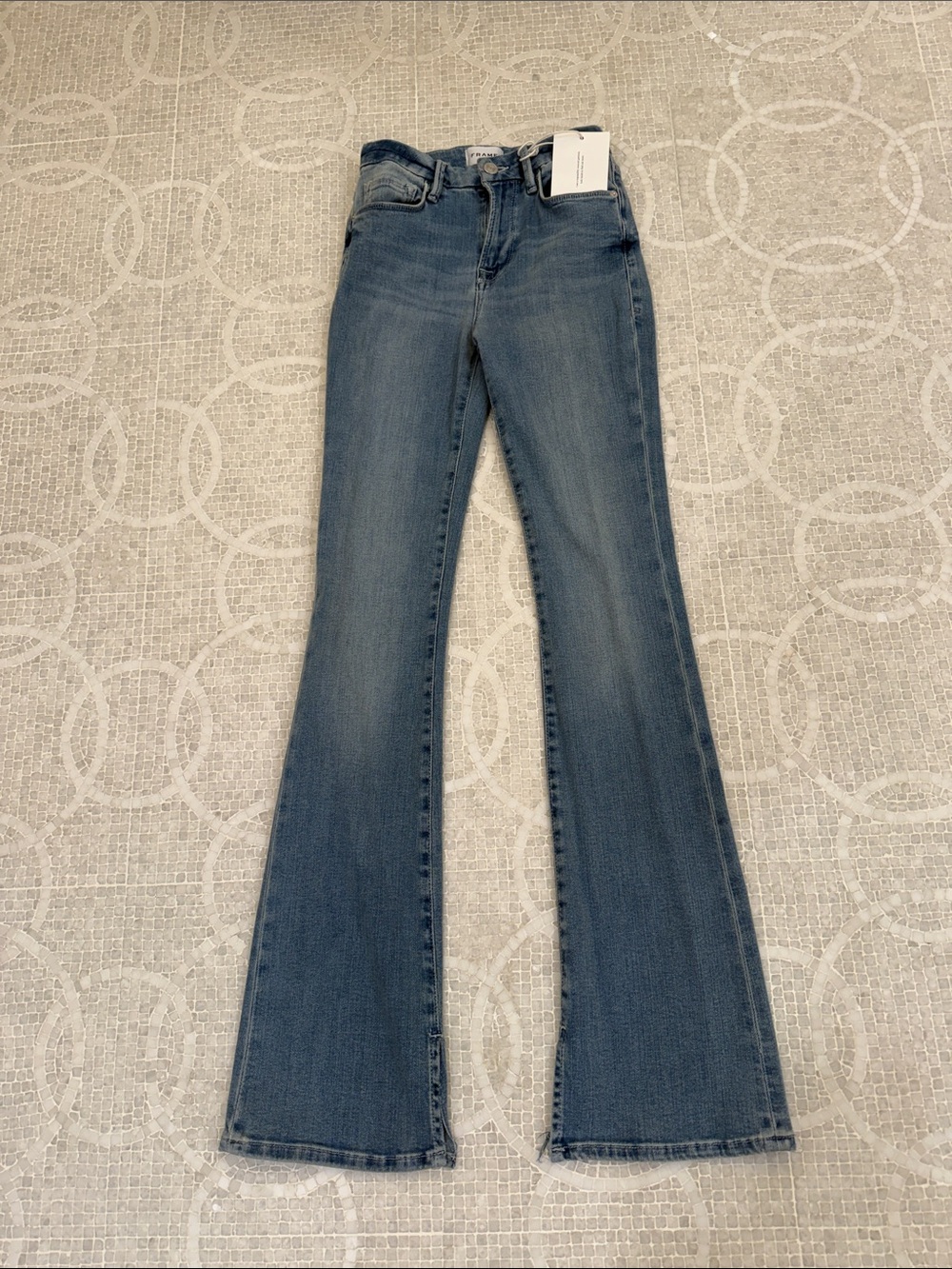 Frame Denim Galeston Wash Le Mini Boot  Flare Jeans